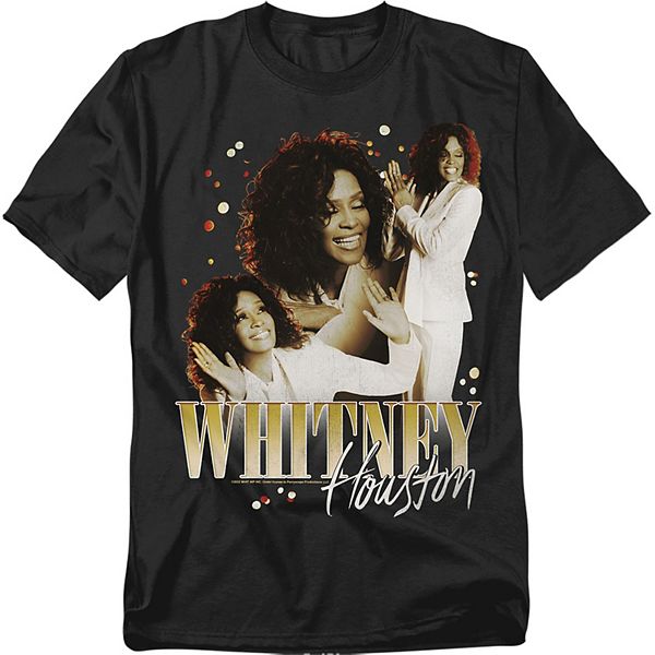 

Футболка с принтом Big & Tall Original & Unrestored Whitney Houston Licensed Character