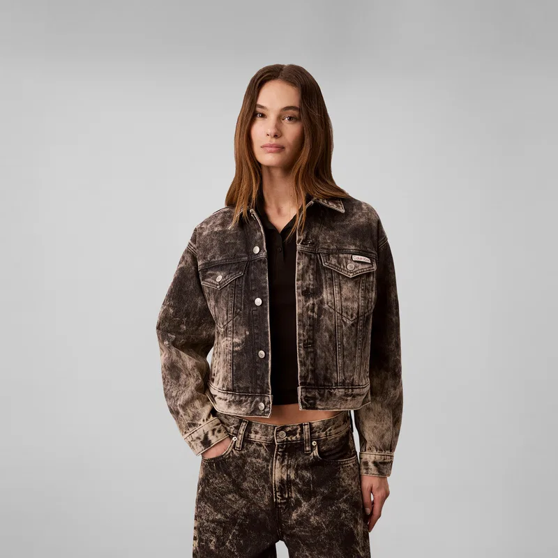 Джинсовая куртка Calvin Klein, Charcoal Gray — фото 4