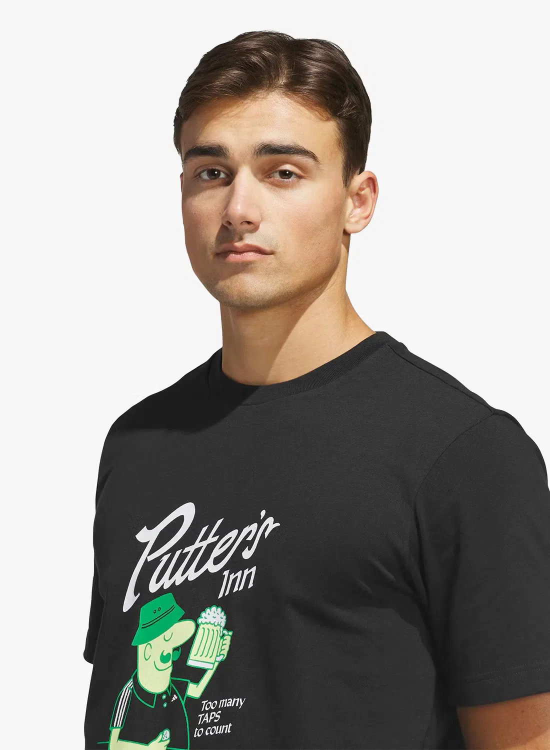 Футболка с принтом Elevated Chip Adidas, черный — фото 3
