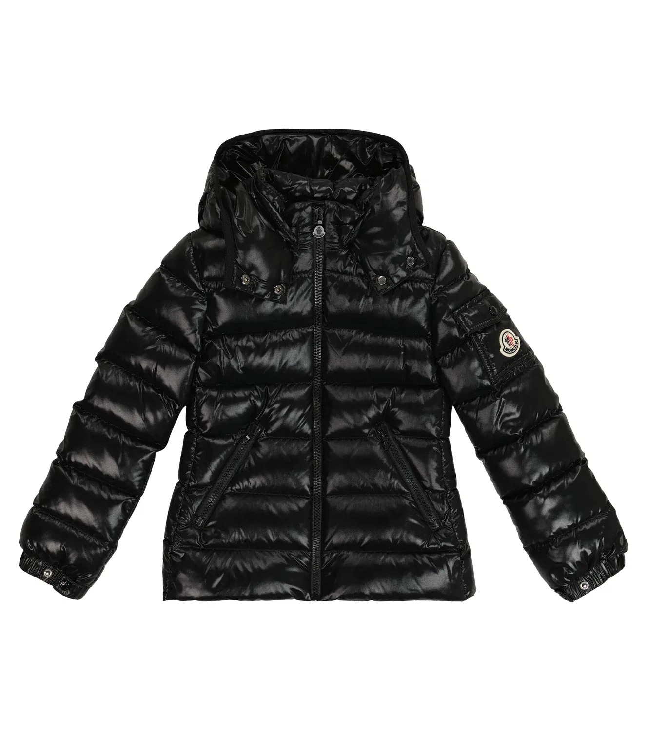 Пуховик с капюшоном Bady Moncler Enfant, черный