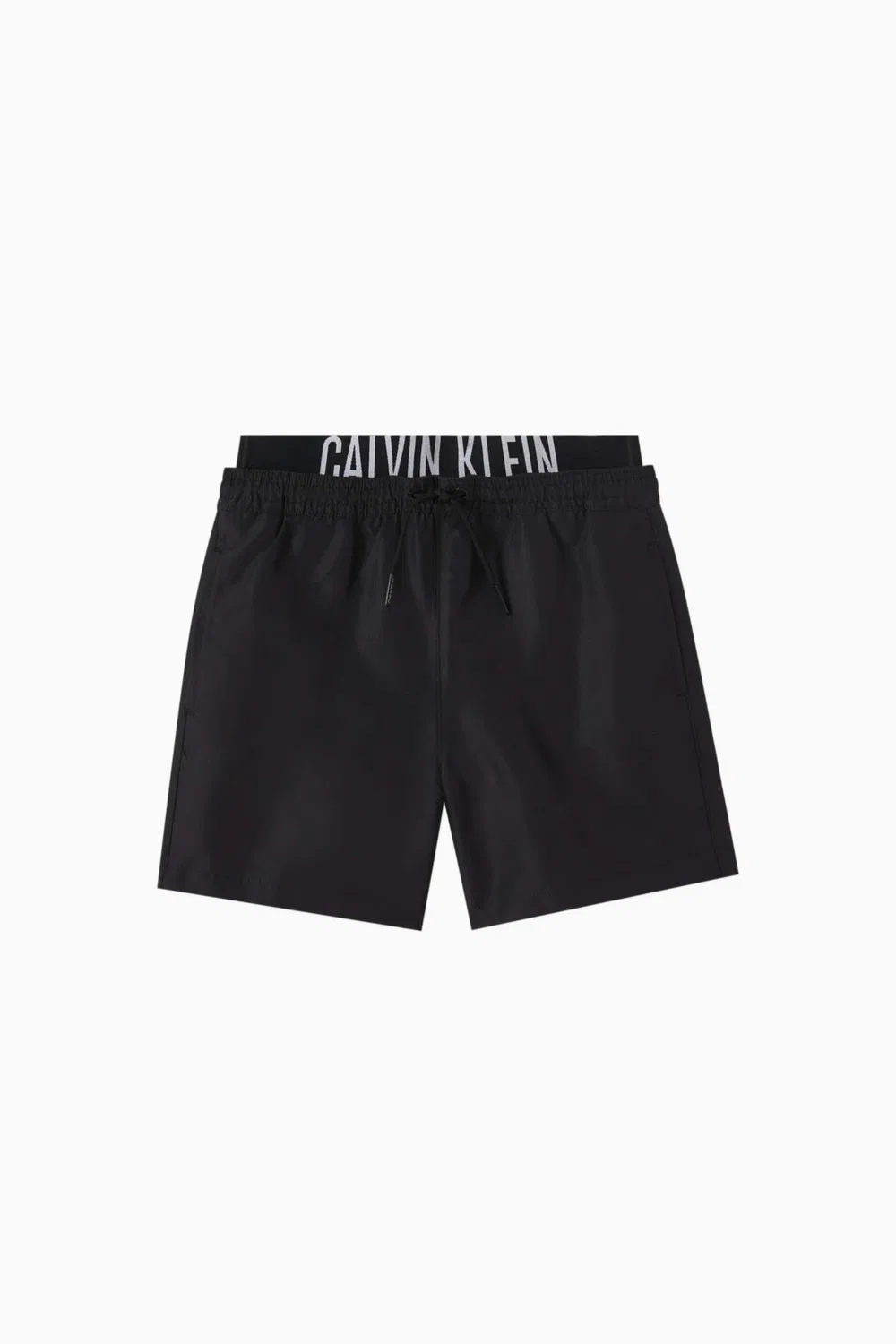 Шорты для плавания с логотипом Intense Power Calvin Klein, черный