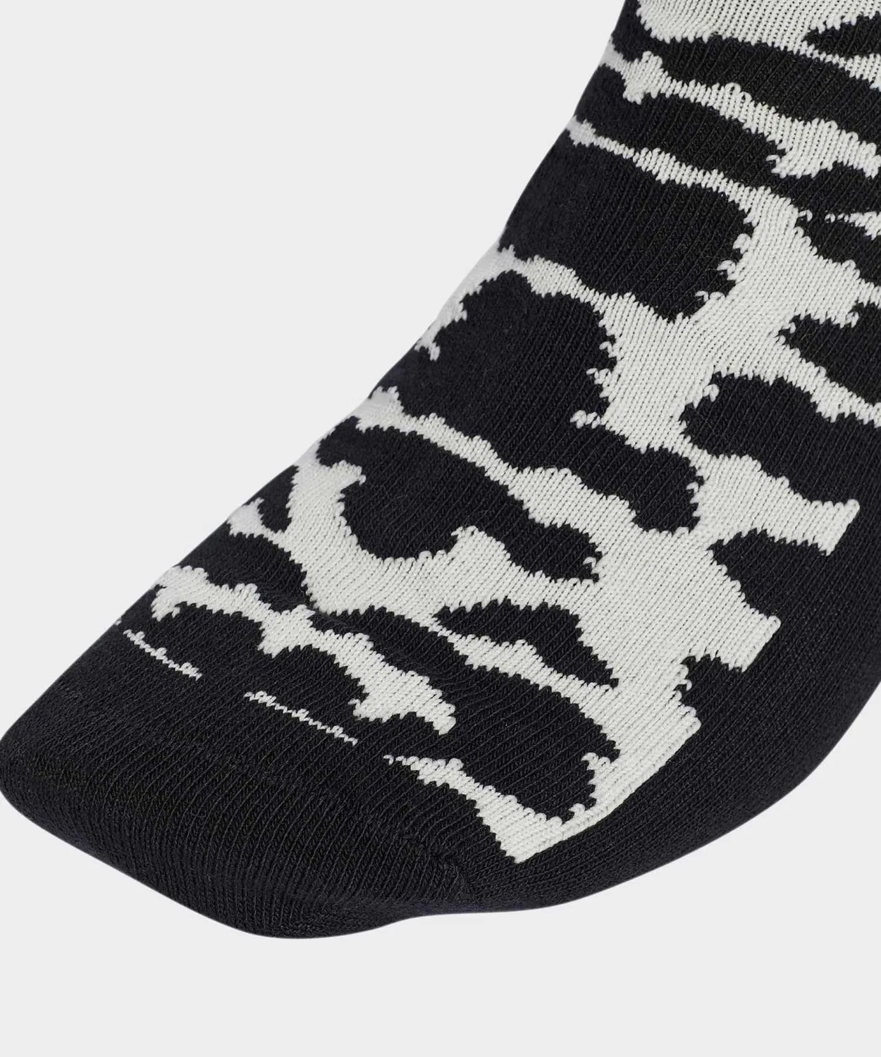 Мужские носки с принтом, комплект из 2 пар, Animal Print Crew Sock Adidas, White — фото 4