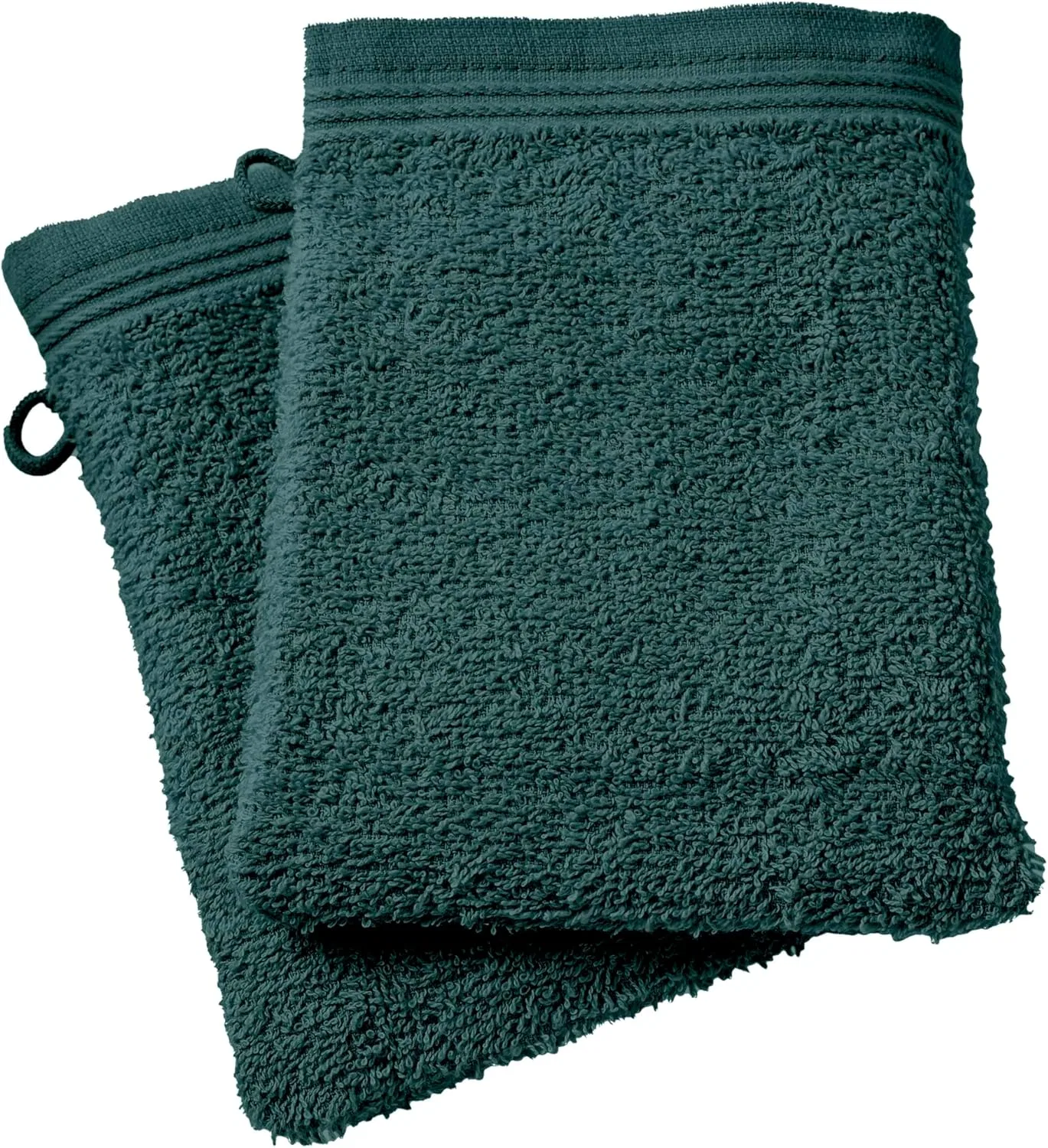 Махровая салфетка для лица Univers Decor Spa, 2 шт, 15x21 см, 400 г/м², Emerald