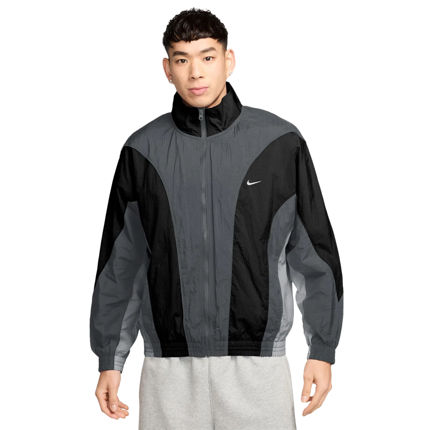 Мужская куртка Nike V&R Dri-FIT, Smoke Gray/Lt Smoke Gray/Black — фото 4