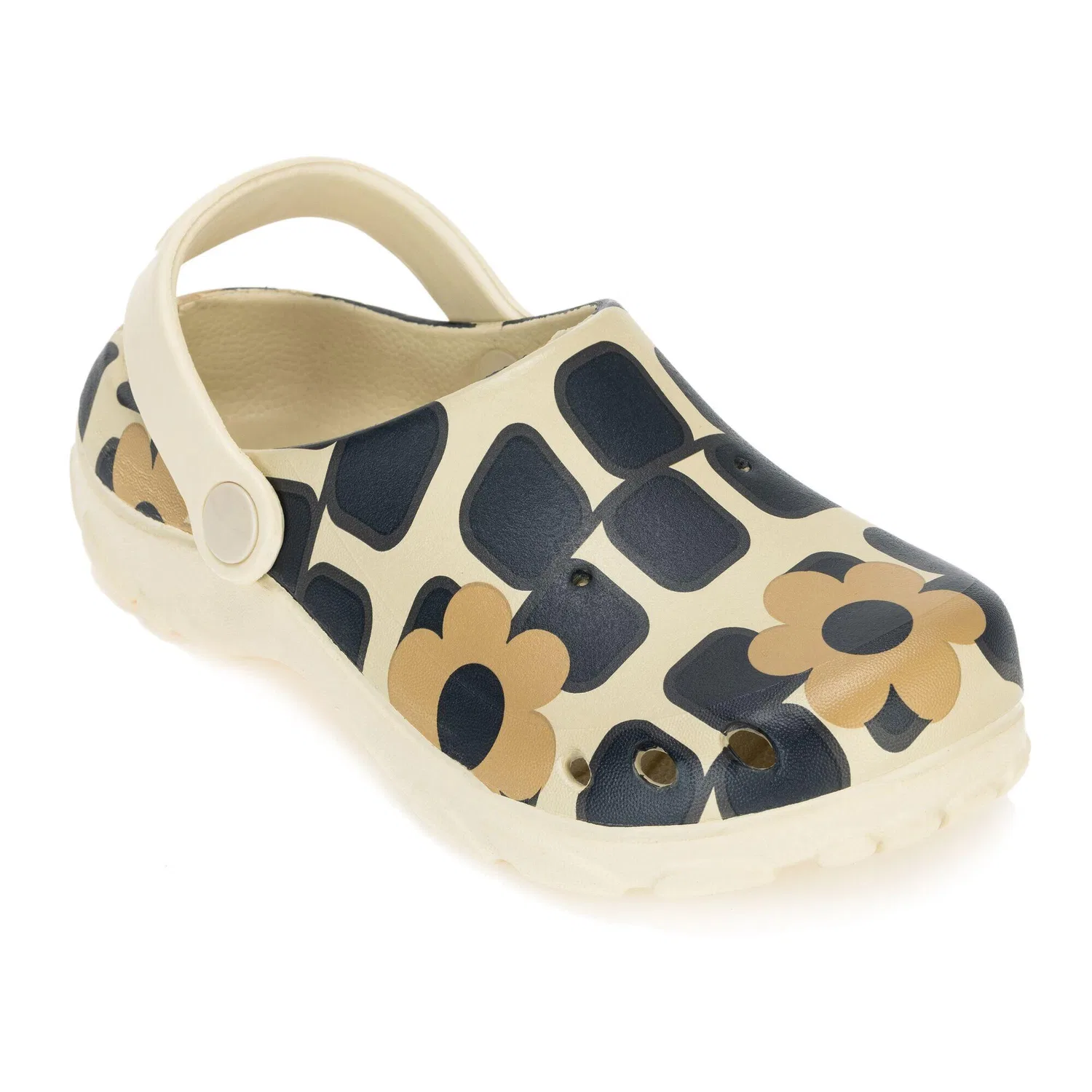 Детские сабо Orla Kiely Kinderclogs Regatta, Schwarz — фото 4