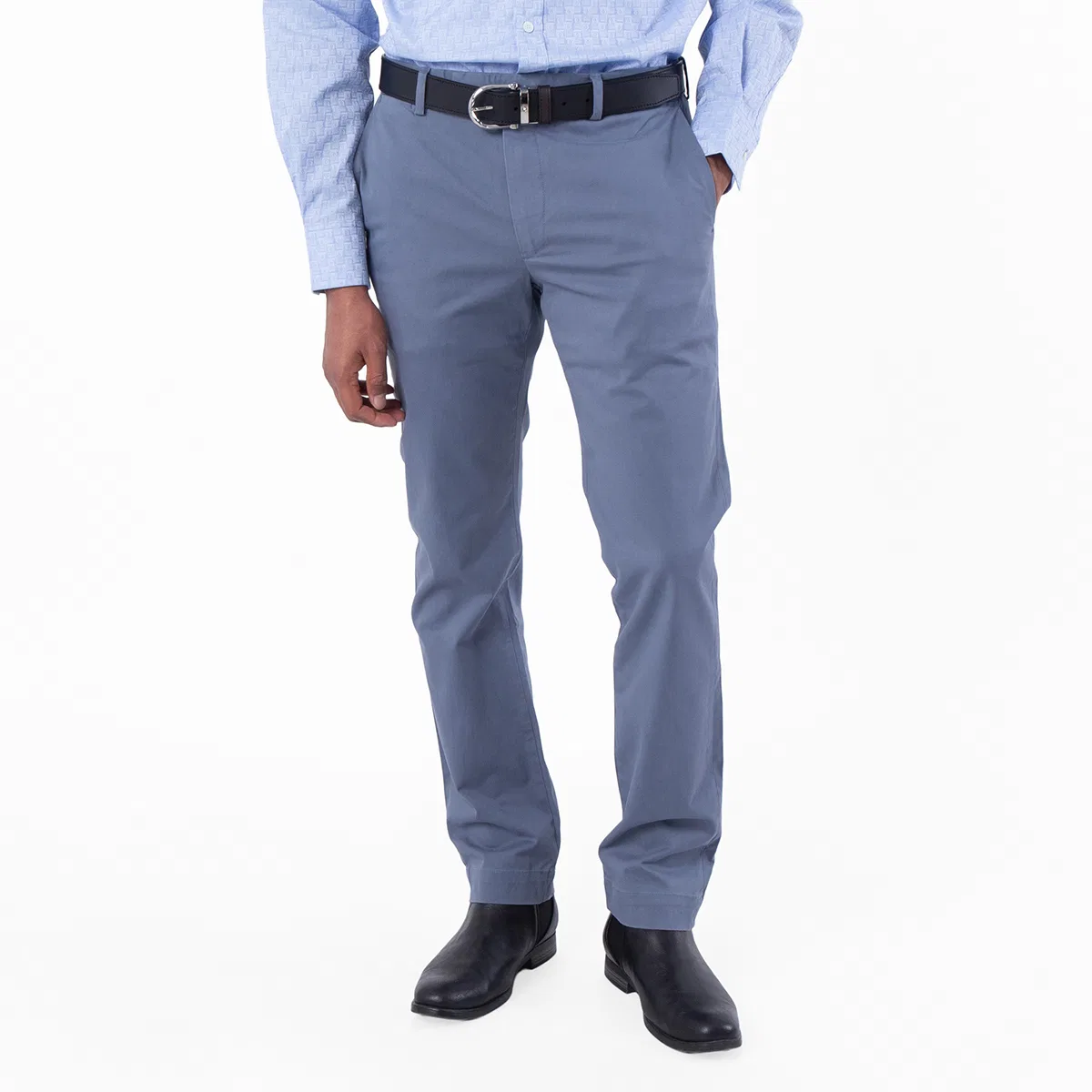 Брюки зауженные Stretch Slim Fit Cotton Pants Polo Ralph Lauren, Blue