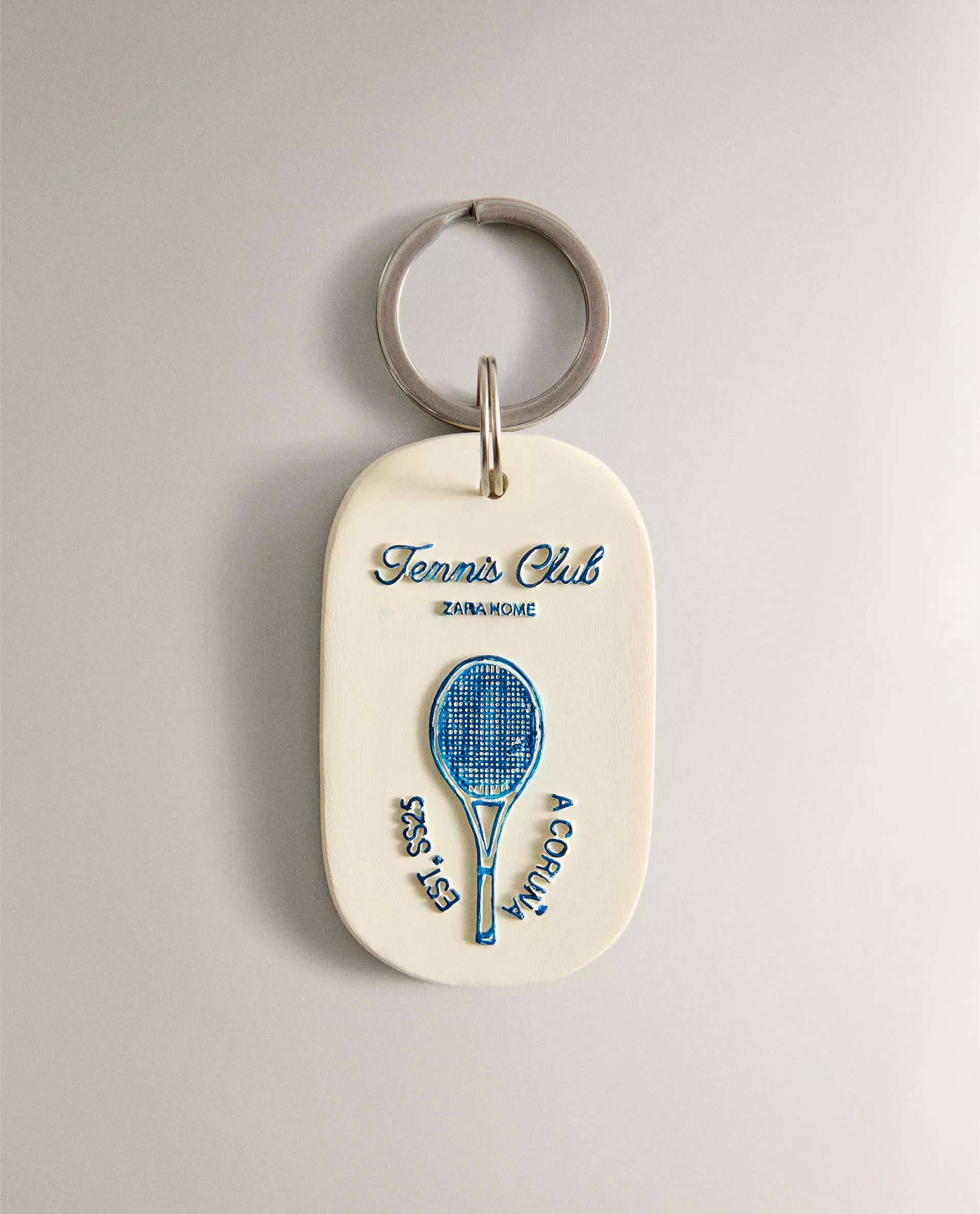 

Брелок для ключей Zara Home Resin Tennis, бежевый