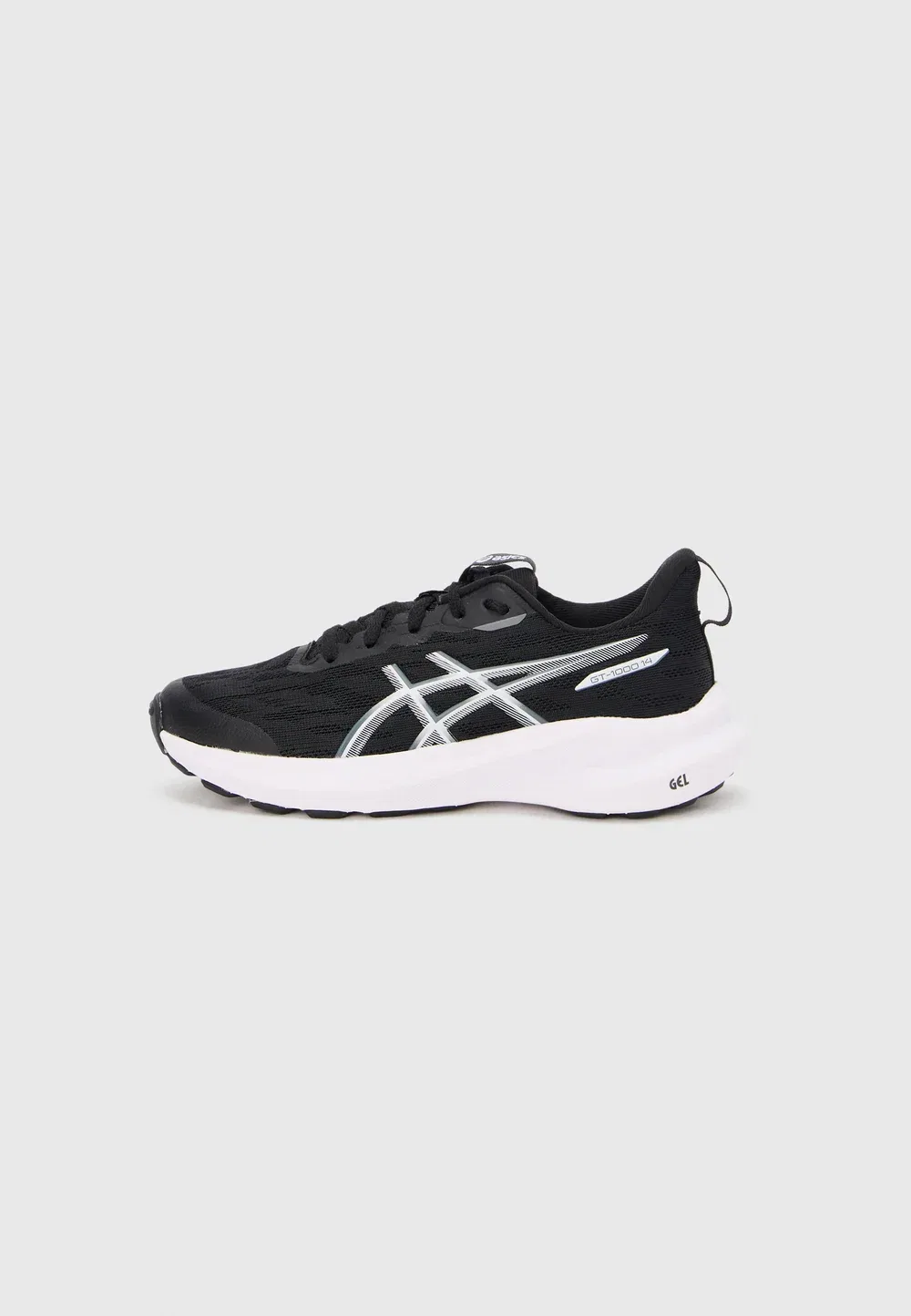 Gt 1000 14 унисекс - кроссовки для бега по улицам Asics, Black/Steel Grey