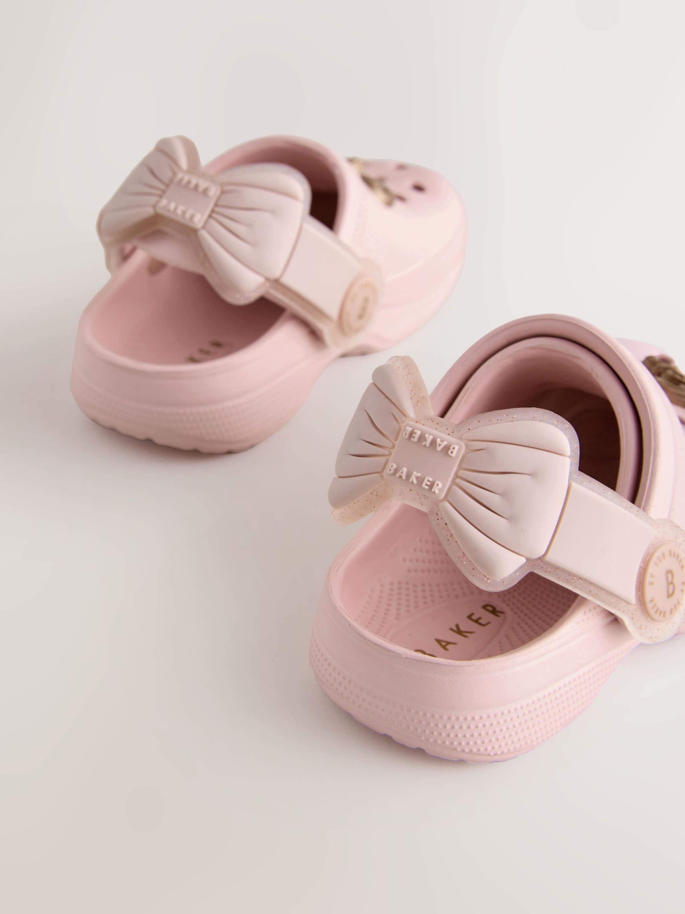 Baker by Ted Baker Обувь First-Step в розовом цвете — фото 3