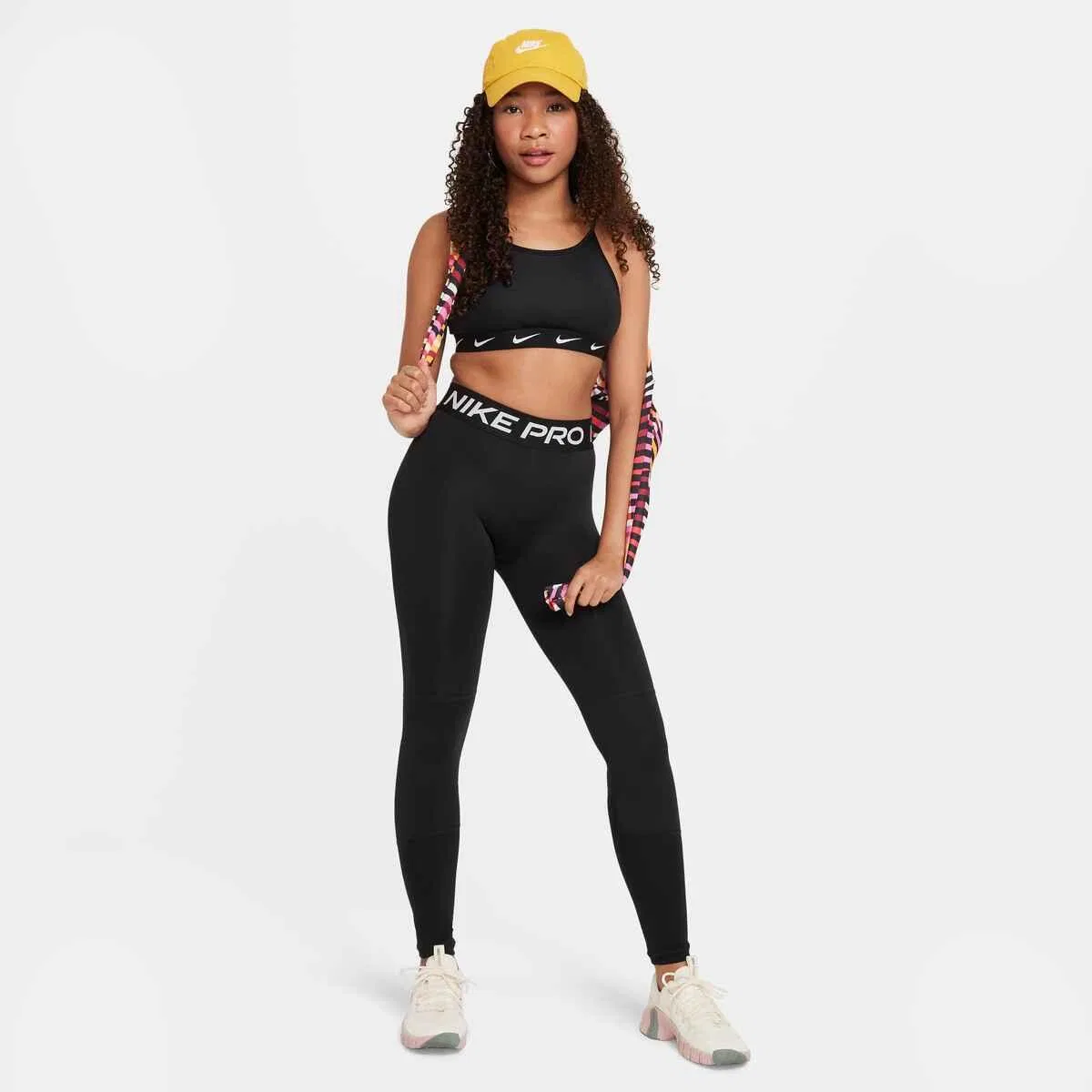 Детские леггинсы с принтом Nike Pro NP LEGGING Nike, Черный