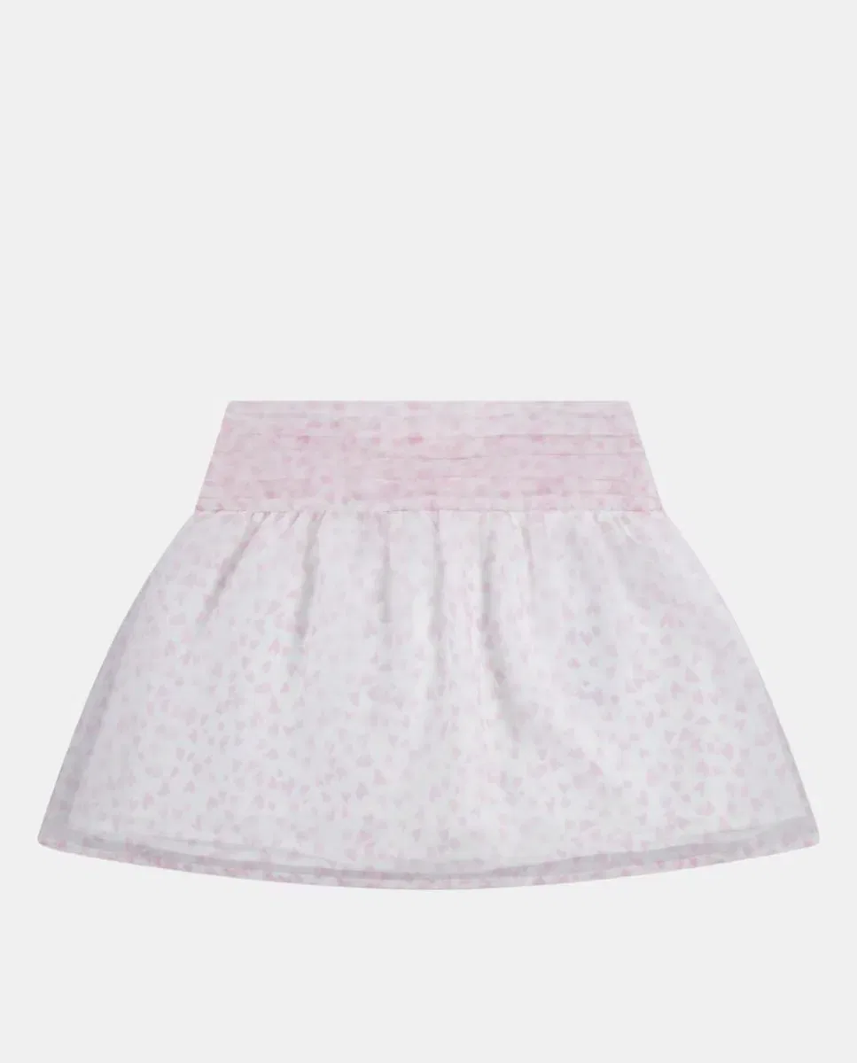 Детская юбка-шорты из органзы Emerson Abercrombie Kids, Роза