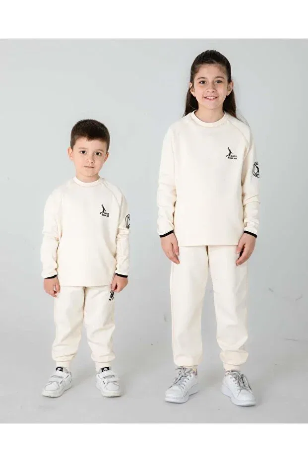 Детский спортивный костюм для мальчиков с регулируемой талией Black One, Beige