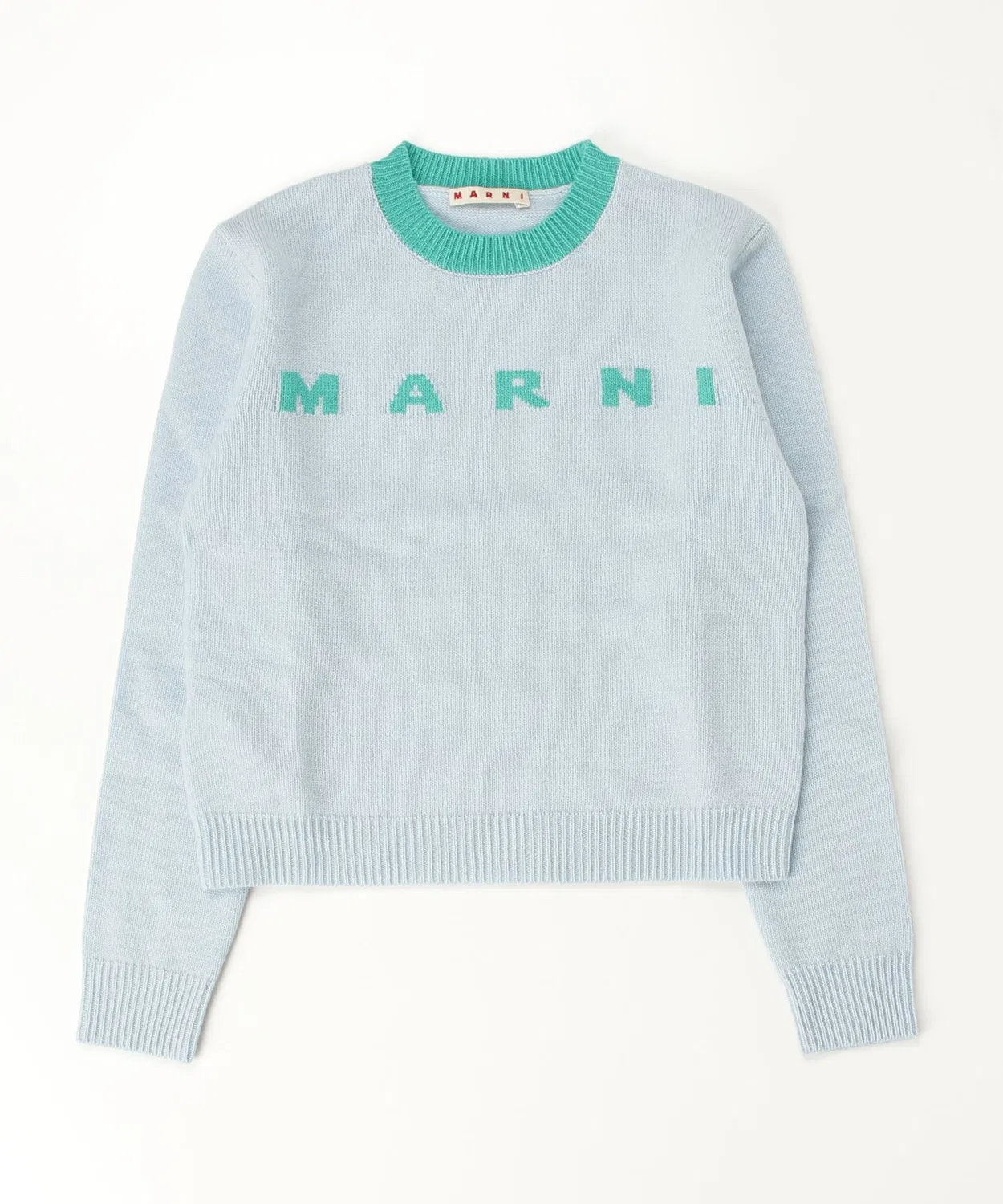 Детский свитер с длинным рукавомMARNI, Light Blue