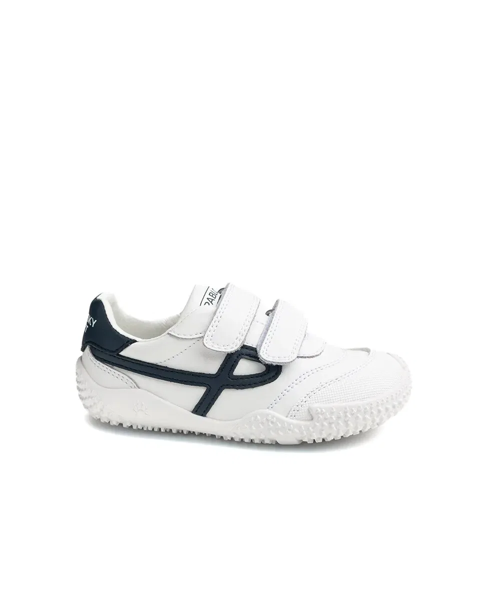 Детские кроссовки для мальчиков с липучкой Pablosky, Blanco / Azul