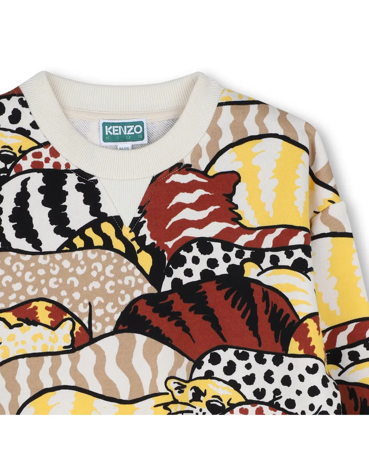 Детская худи для мальчиков с принтом Kenzo Kids, Multicolor — фото 2
