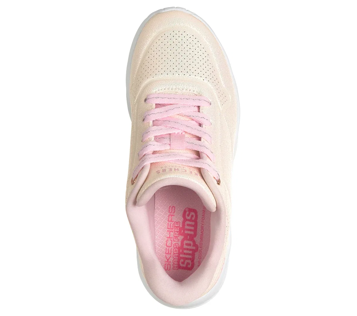 Детские слипоны UNO Lite Ease Skechers, светло-розовый — фото 2