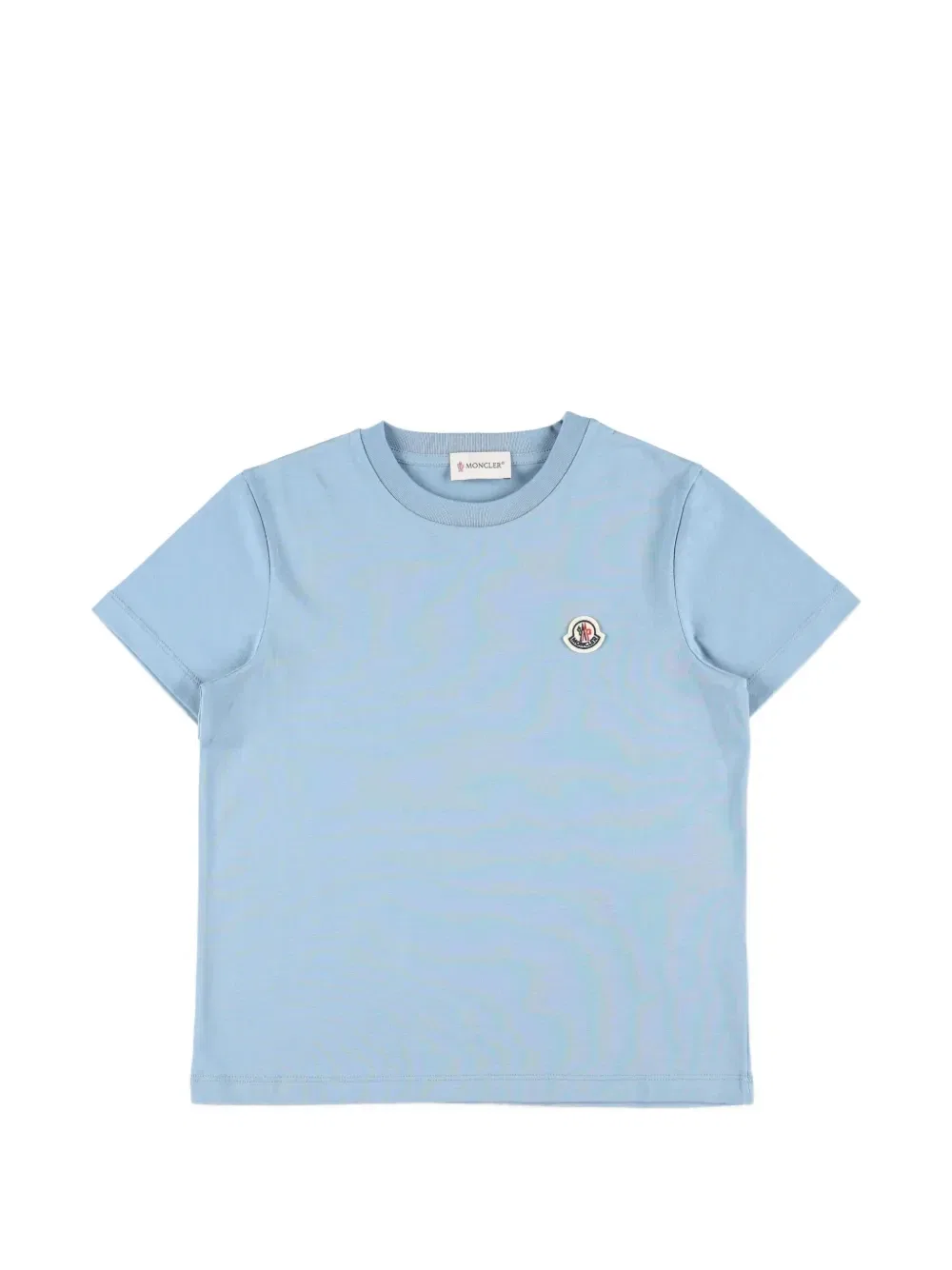 Набор из трех футболок с логотипом-нашивкой Moncler Enfant, серый — фото 2