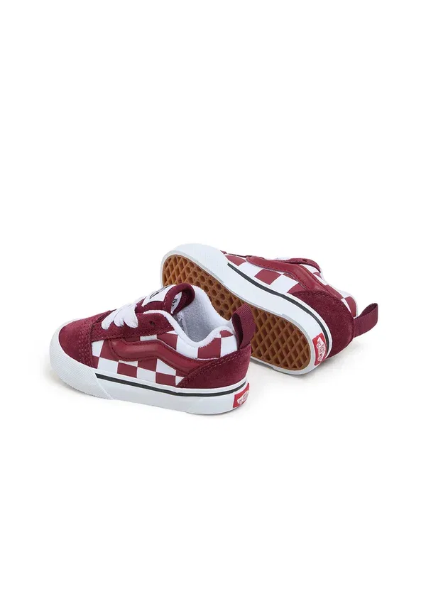 Кроссовки с дышащим верхом Knu Skool Vans, dark red, темно-красный — фото 3