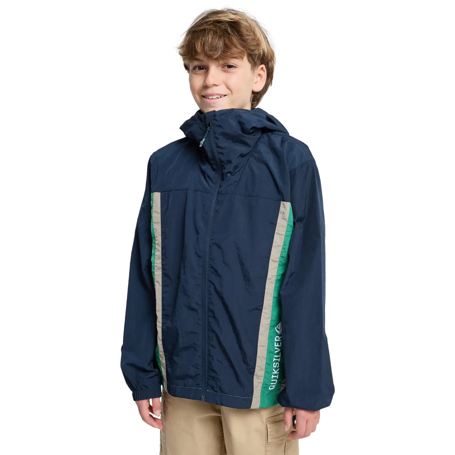 Детская ветрозащитная куртка DryFlight Quiksilver, Azul Marino