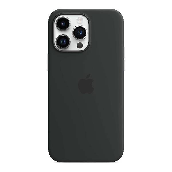 

Чехол силиконовый Apple iPhone 14 Pro Max с MagSafe, midnight, Черный, Чехол силиконовый Apple iPhone 14 Pro Max с MagSafe, midnight