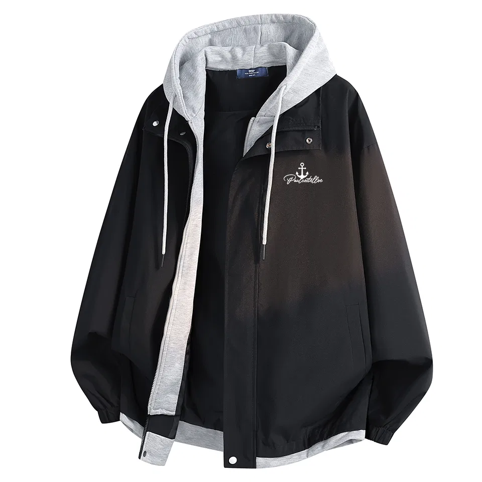 Детский жакет с лацканами Black + Heather Gray Paul Costelloe