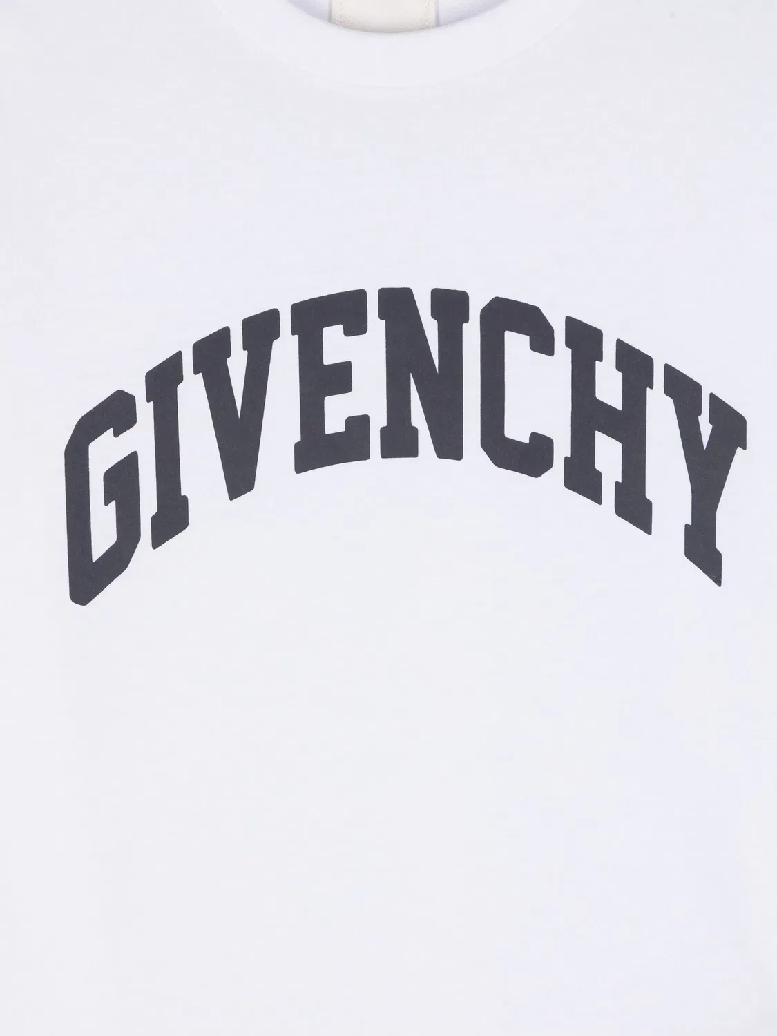 Givenchy Белая хлопковая футболка с логотипом — фото 2