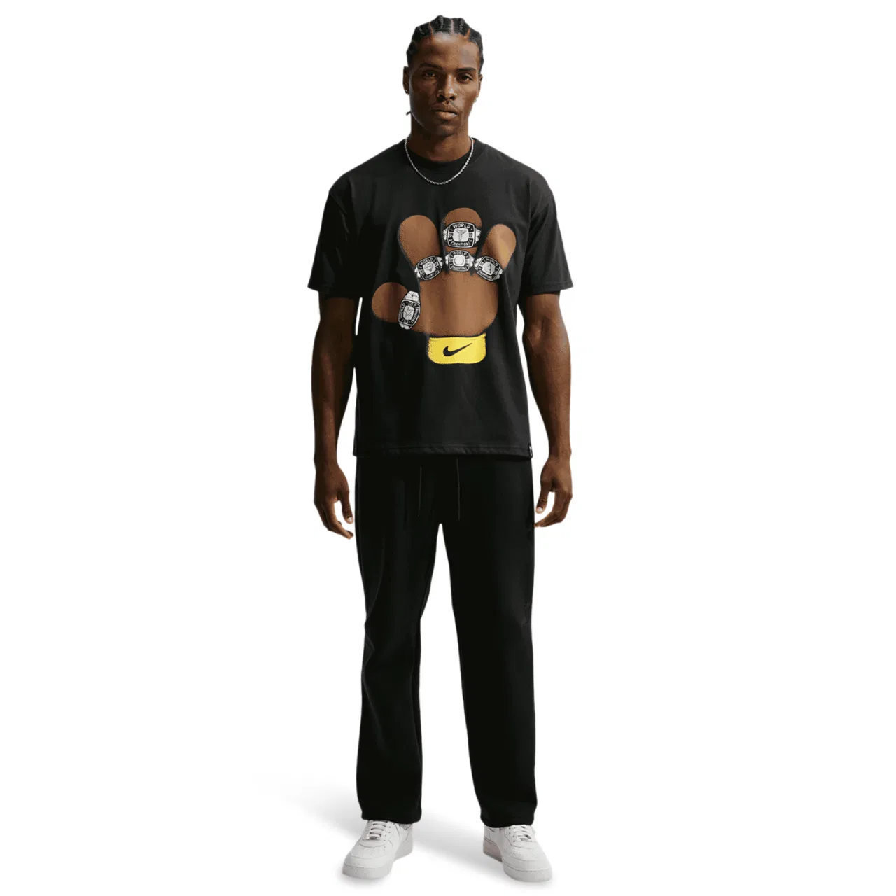 Мужская футболка с принтом Kobe Bryant Dri-Fit M90 Nike, Black Black — фото 3