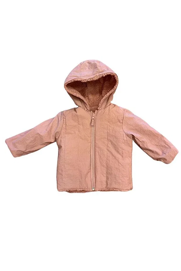Детское пальто для девочек на молнии Verscon, Rose Dry — фото 2