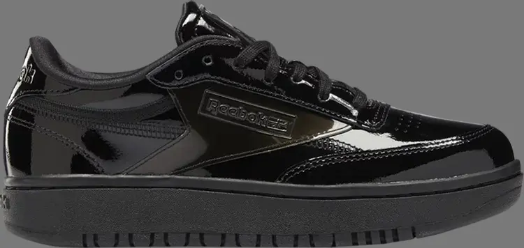 

Кроссовки cardi b x wmns coated club c double 'triple black' Reebok, черный