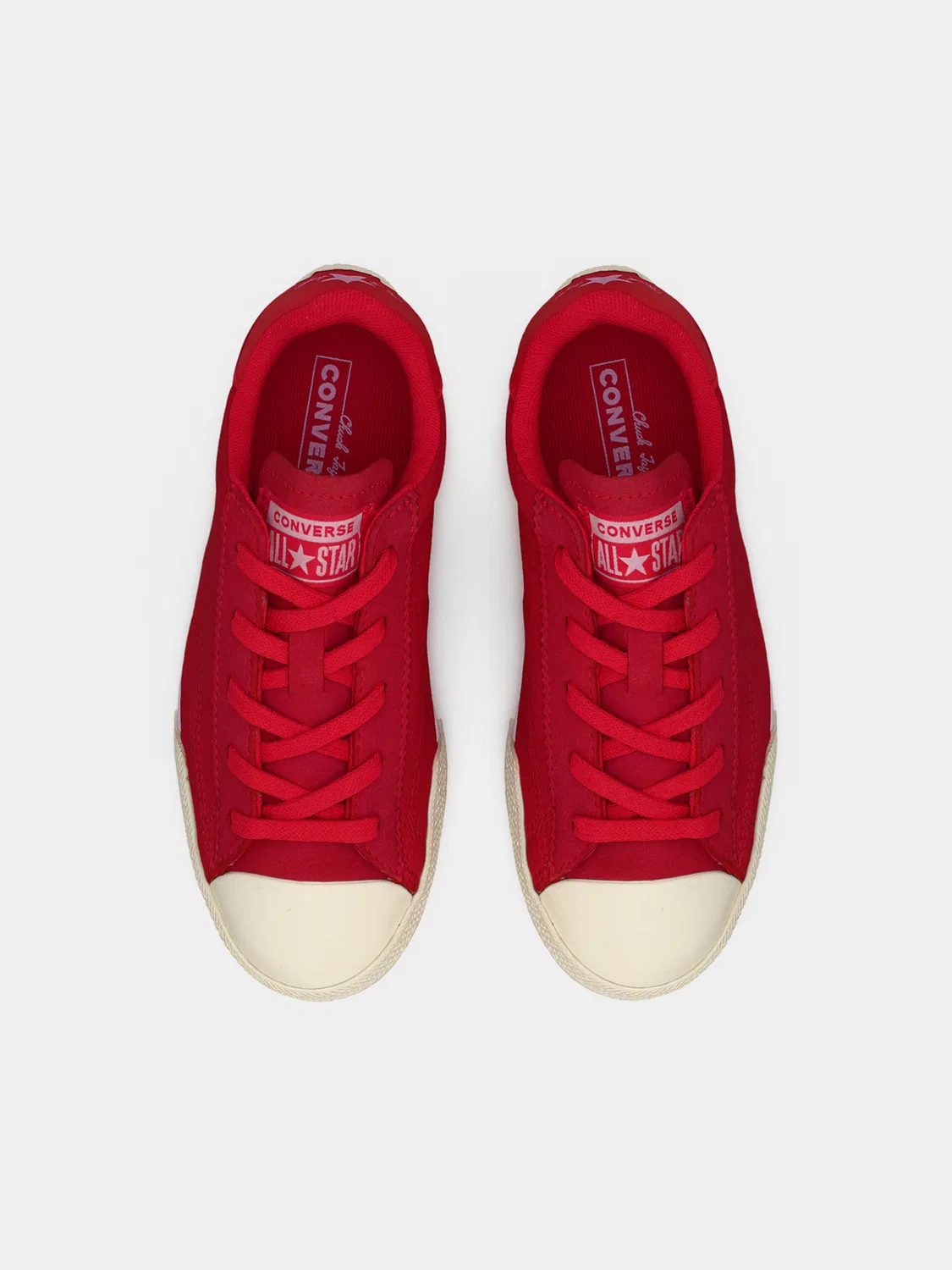 Кроссовки Converse Chuck Taylor красного цвета — фото 3