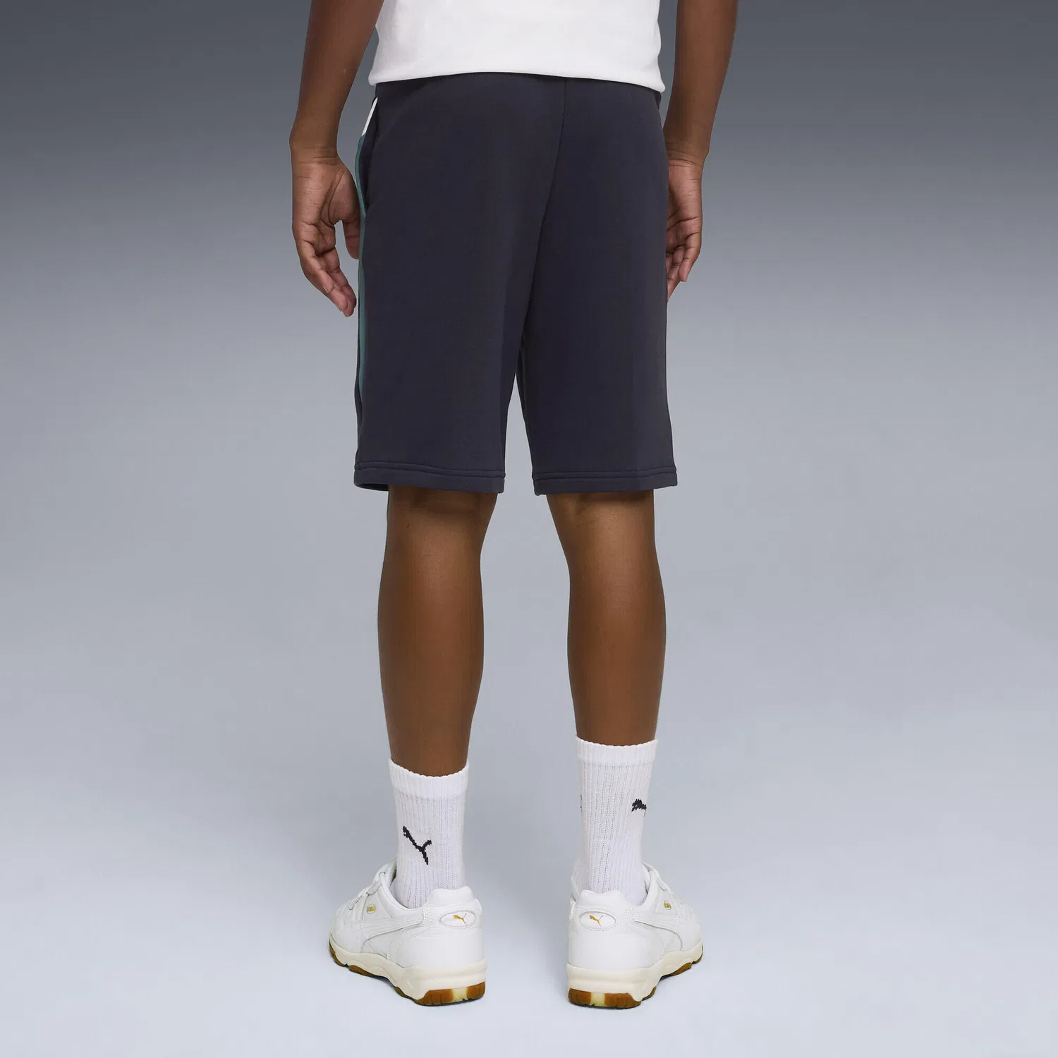 Детские шорты для мальчиков Essentials Block Puma, Navyblau Mitternachtsindigo — фото 3