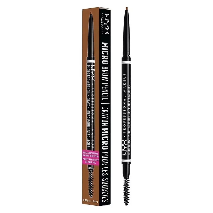 Карандаш для бровей Nyx Professional Makeup Micro, auburn — фото 4