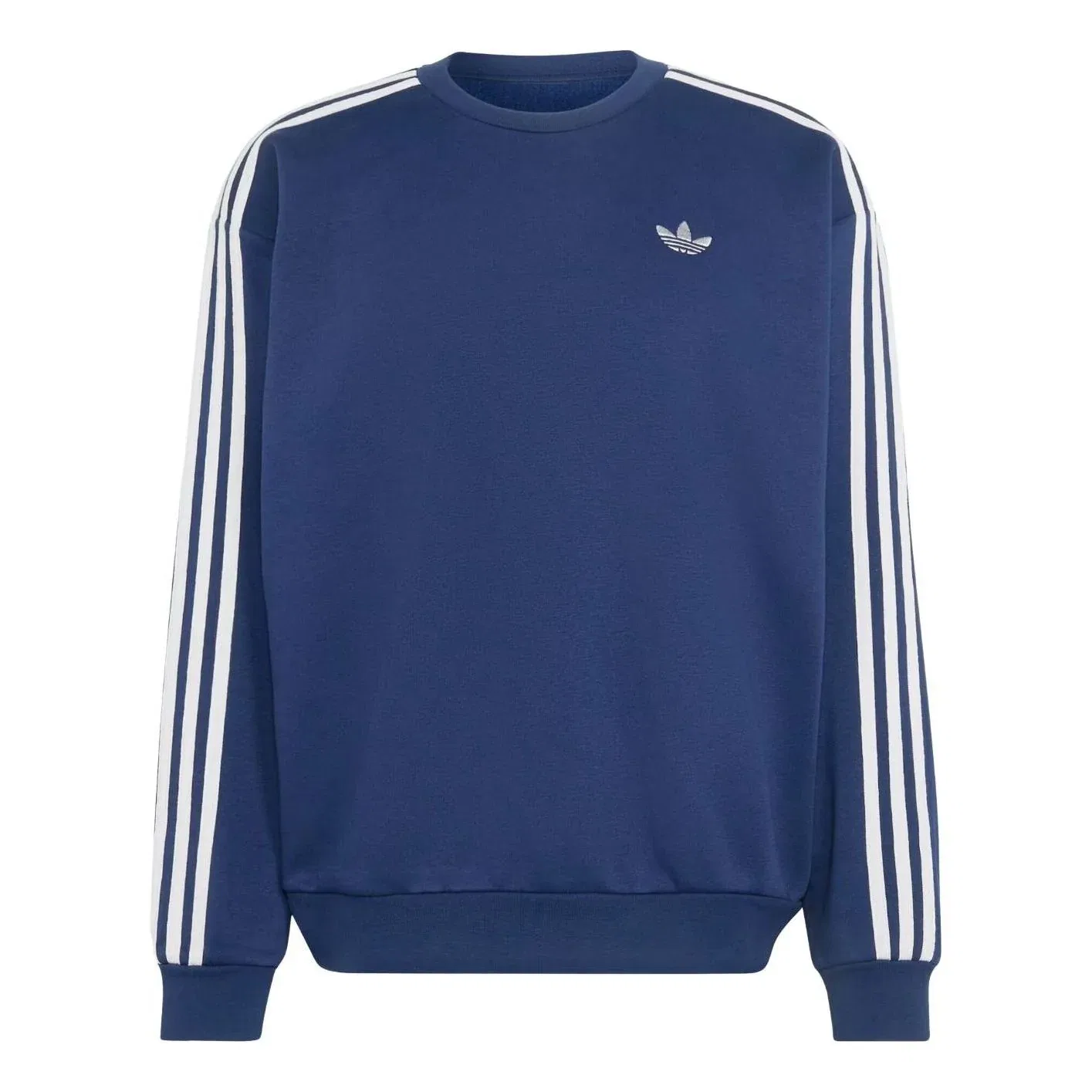 Мужская футболка Adicolor Three Stripes Oversized Asia Sizing 'Night Indigo' adidas, Night Indigo