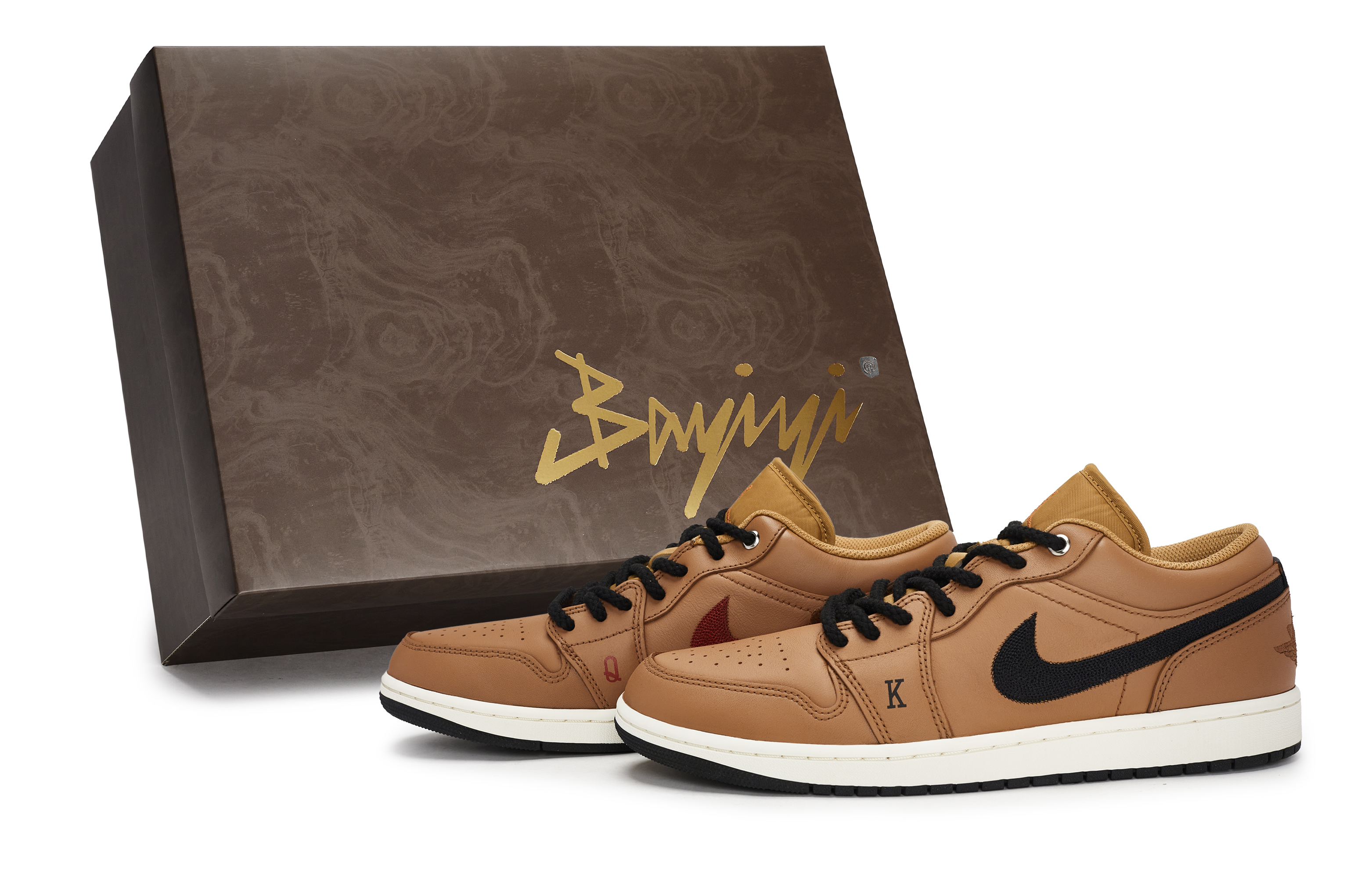 

Jordan Баскетбольные кроссовки Air 1 Vintage, низкие, мужские, черные/коричневые/умбра