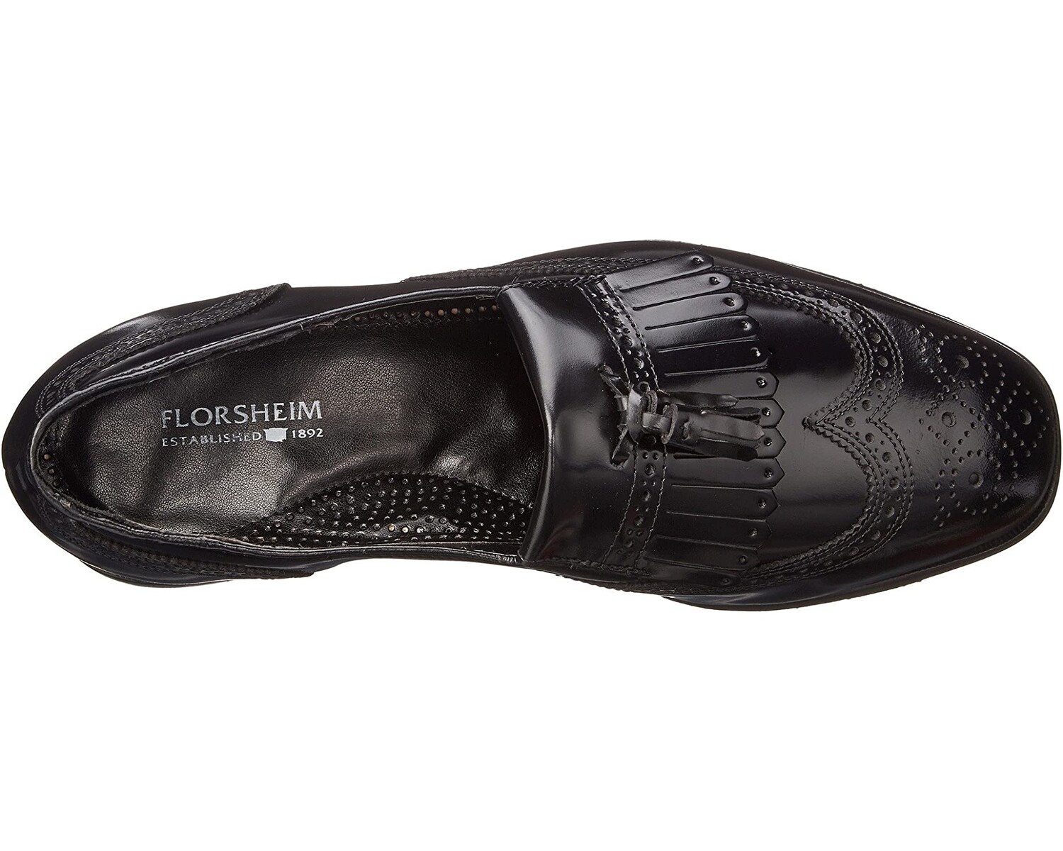 

Лоферы Lexington Wingtip Tassel Slip-On Florsheim, черный