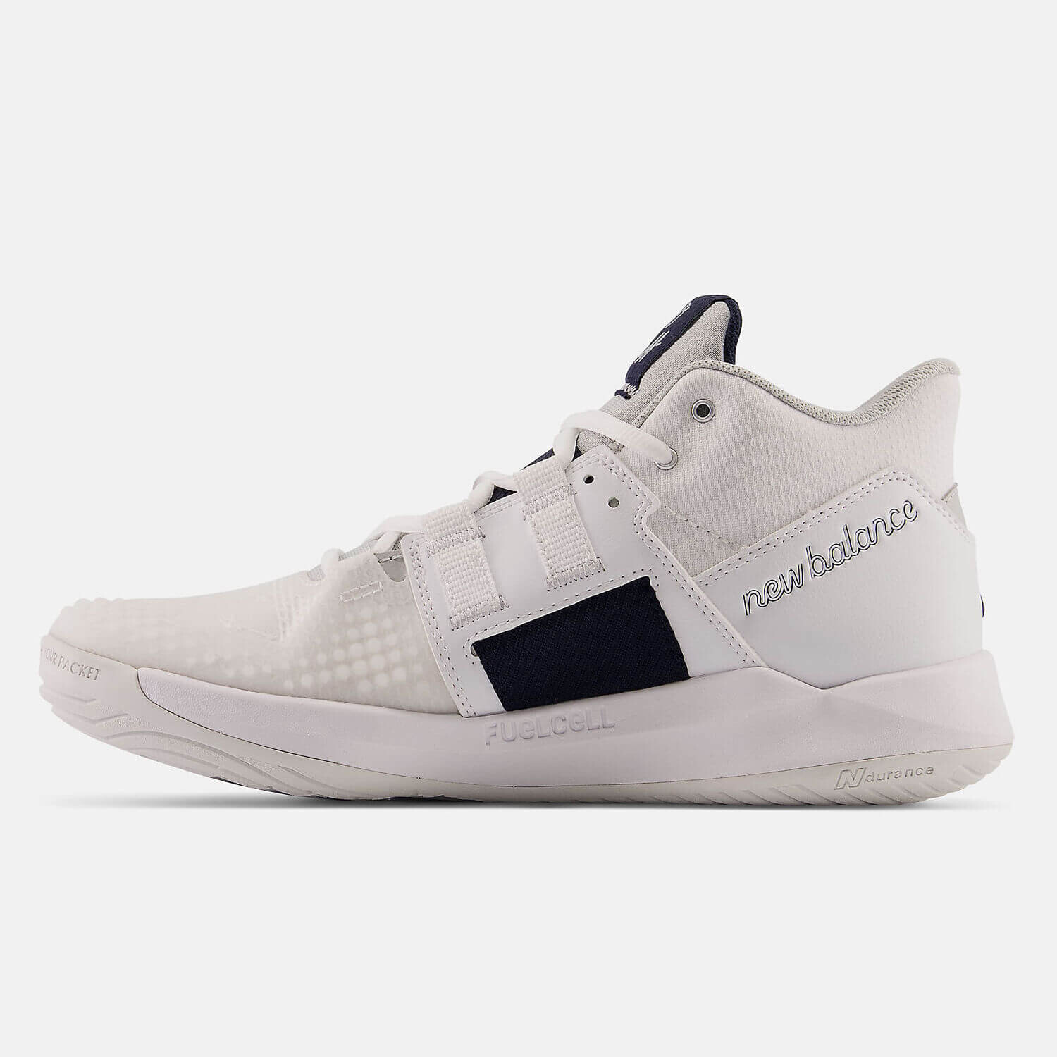 Кроссовки для тенниса New Balance Adult FuelCell Coco V1 Hard Court Unisex, белый/черный — фото 2