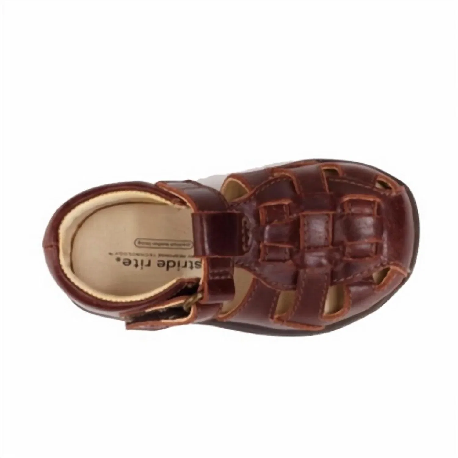 Детские сандалии для мальчиков с закрытым мыском Harper Sandal Stride Rite, коричневый — фото 3
