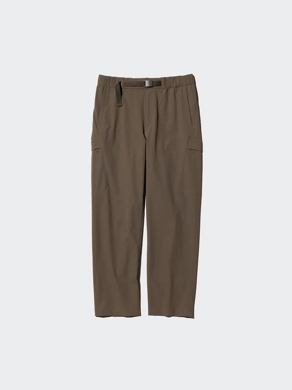 Брюки Uniqlo, мужские, темно-коричневые