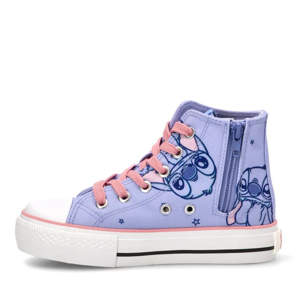 Детские кеды из канваса Stitch Luna, Darklila — фото 3