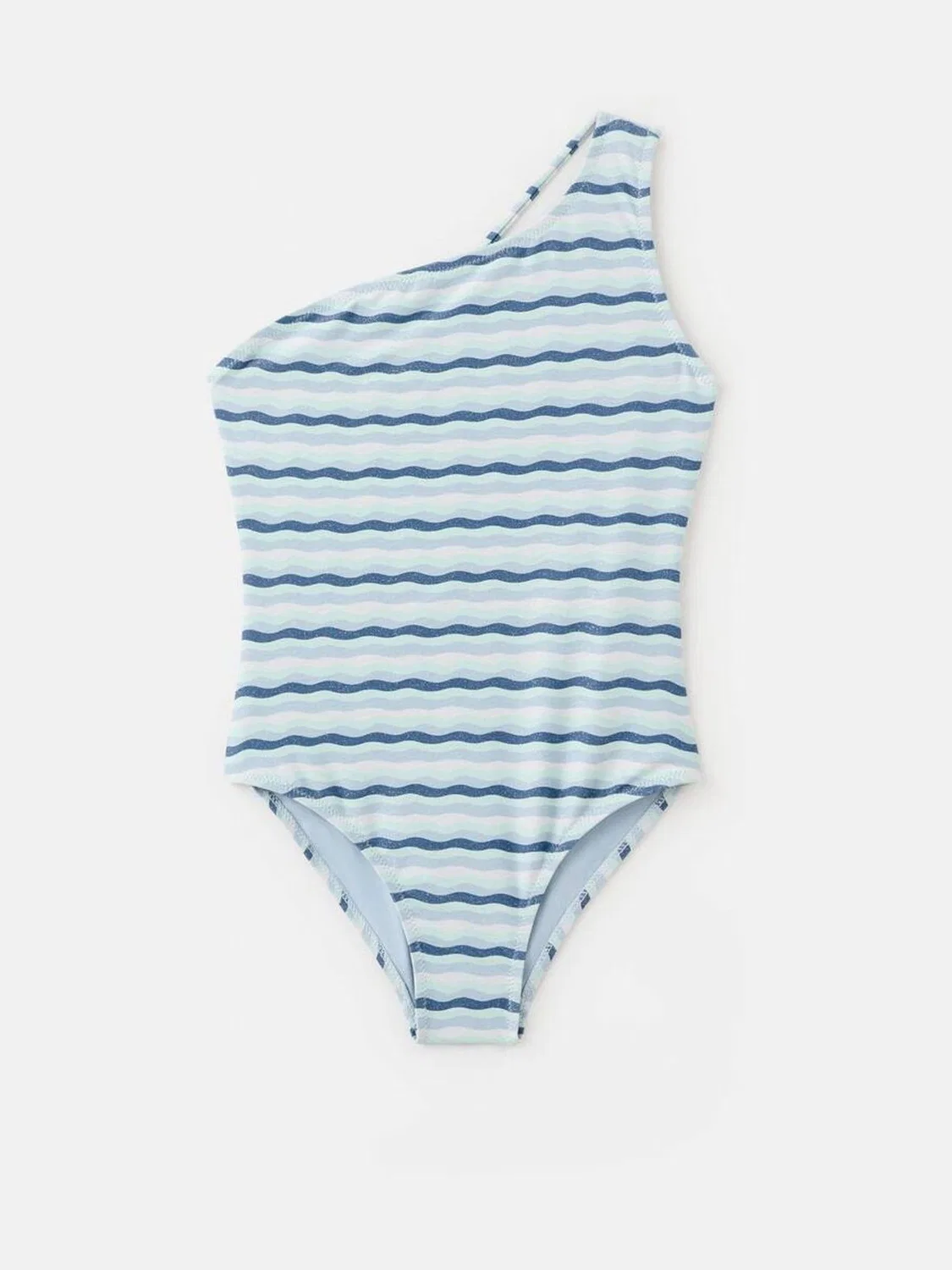 Купальник с одной лямкой Mango Blue Mango, синий