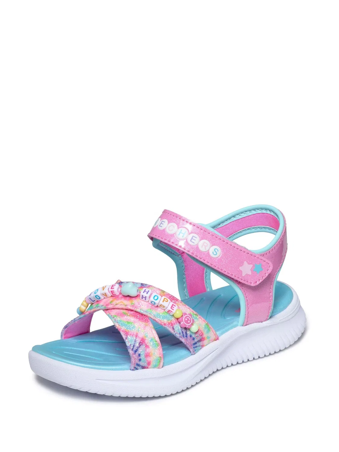Сандалии Skechers Jumpsters Tie Dye Bffs, розовые — фото 4