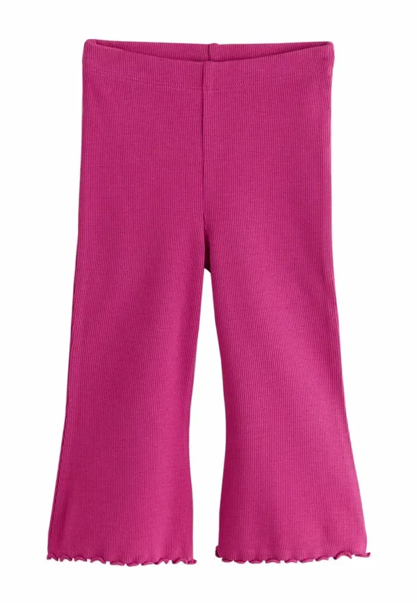 Брюки хлопковые Regular fit - berry flare leggings Next, berry pink, розовый — фото 4