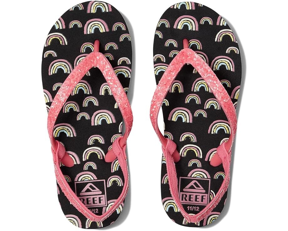 

Сандалии Reef Reef Little Stargazer Prints Flip Flops, цвет Pink Rainbows