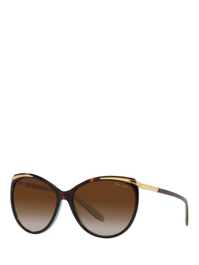 

Женские солнцезащитные очки Ralph RA5150 Cat's Eye Ralph Lauren, Brown/Gold