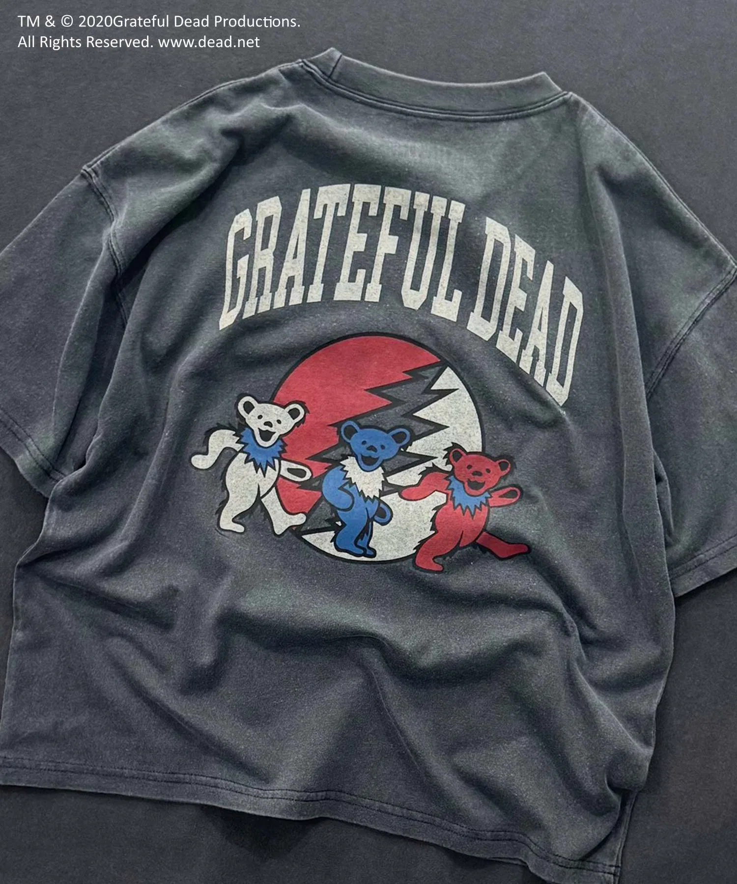 Детская футболка Grateful Dead с пигментной обработкой — фото 4