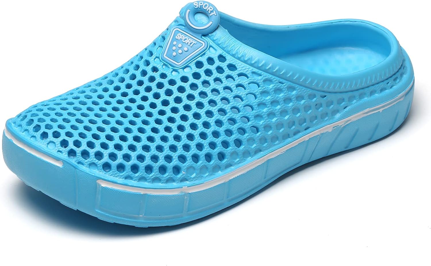 

Женские садовые сабо, унисекс, сетчатые, дышащие, легкие летние пляжные сандалии для ходьбы Reverseclock, Cyan-2