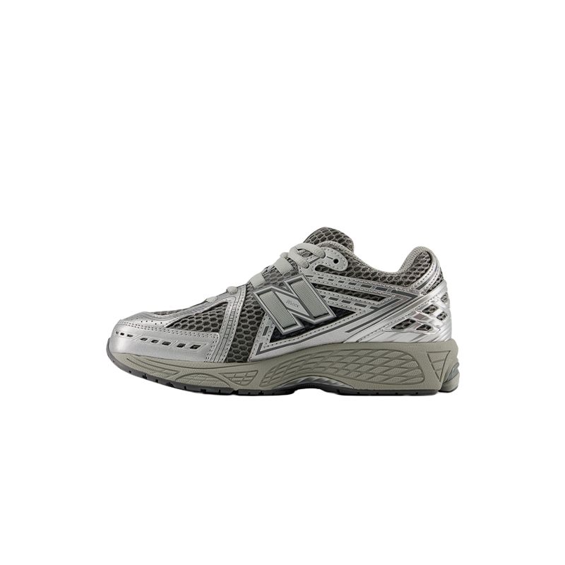 Низкие детские кроссовки 1906 года New Balance, серебряный — фото 3