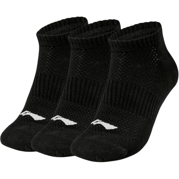 

LINING Низкие носки унисекс набор из 3 штук черные