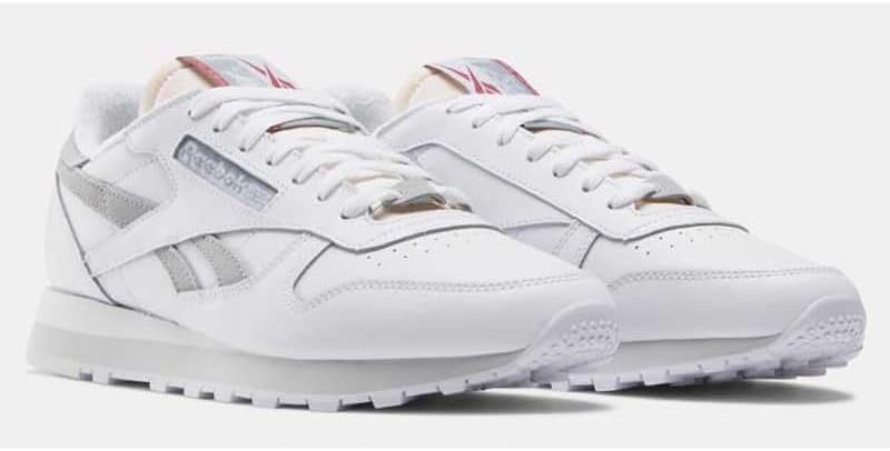 Кроссовки Reebok Unisex-Adult Classic Leather, Ftwwht/Pugry3/Pugry2 — фото 3