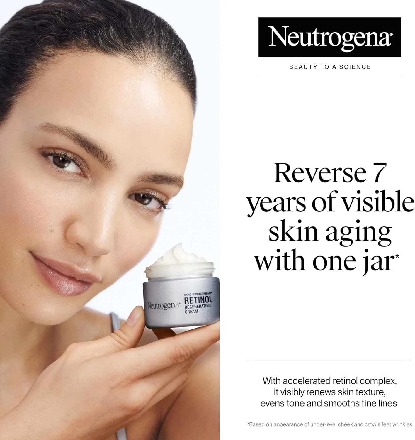 Крем для лица SPF NEUTROGENA Дневной Rapid Wrinkle Repair Retinol с гиалуроновой кислотой — фото 2